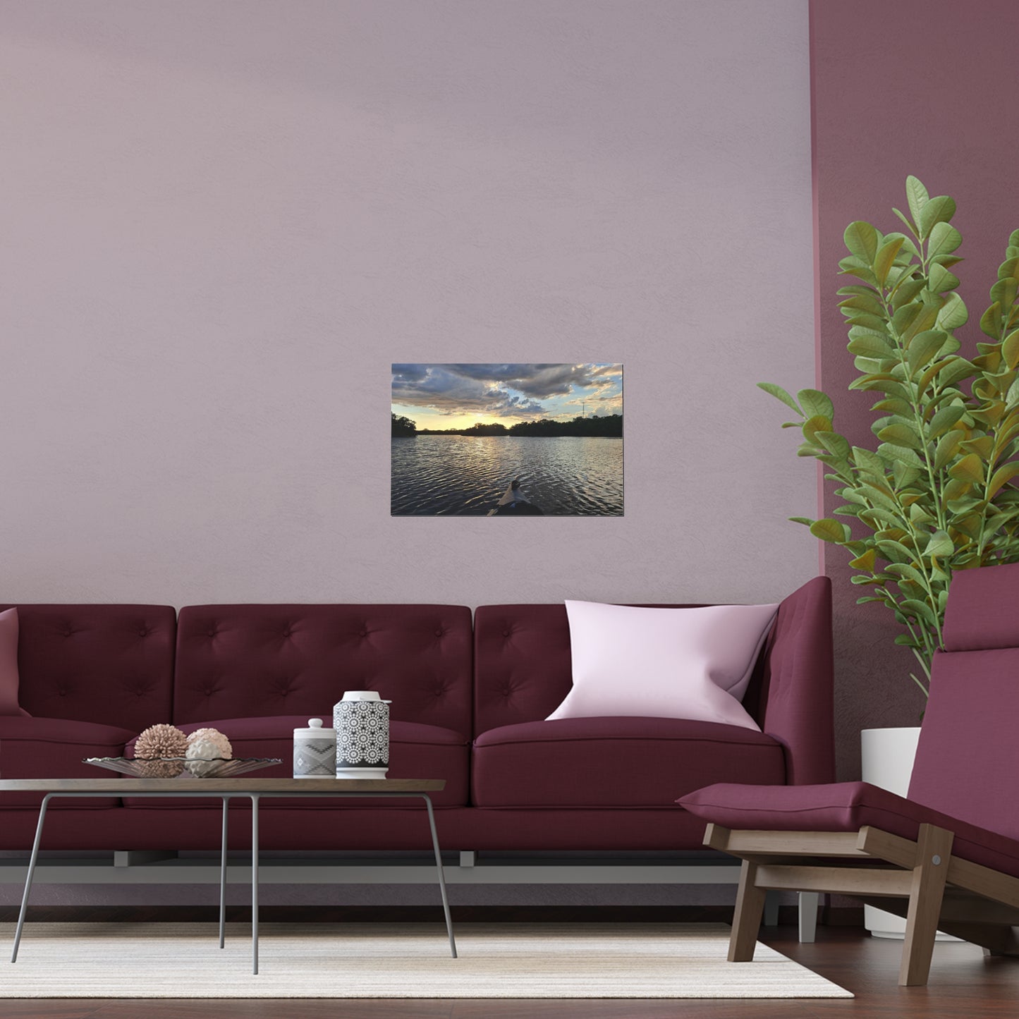 Sunset Indoor and Outdoor Silk Poster