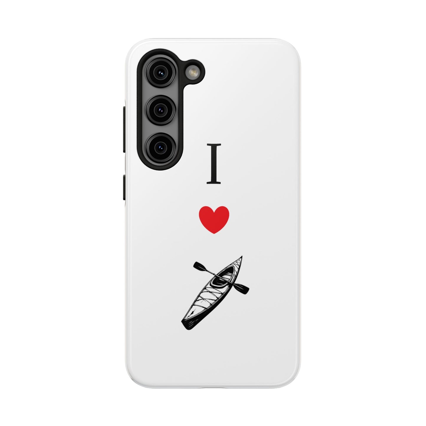 I Love Kayaking Tough Phone Cases