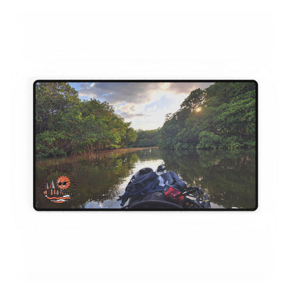 SCO Kayak Sunset Desk Mat