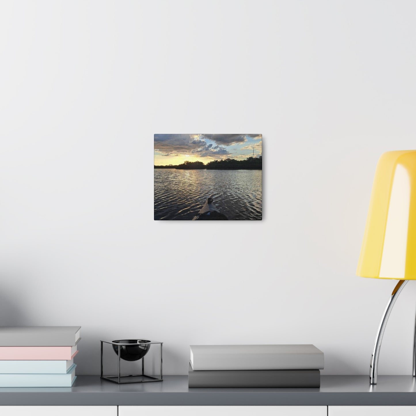 Sunset Kayak Canvas Print